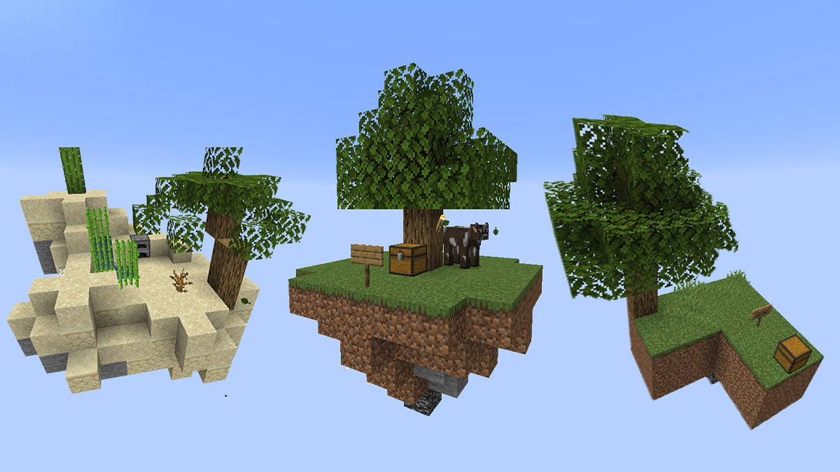 Choisir son île de départ en Skyblock sur SimpleSky