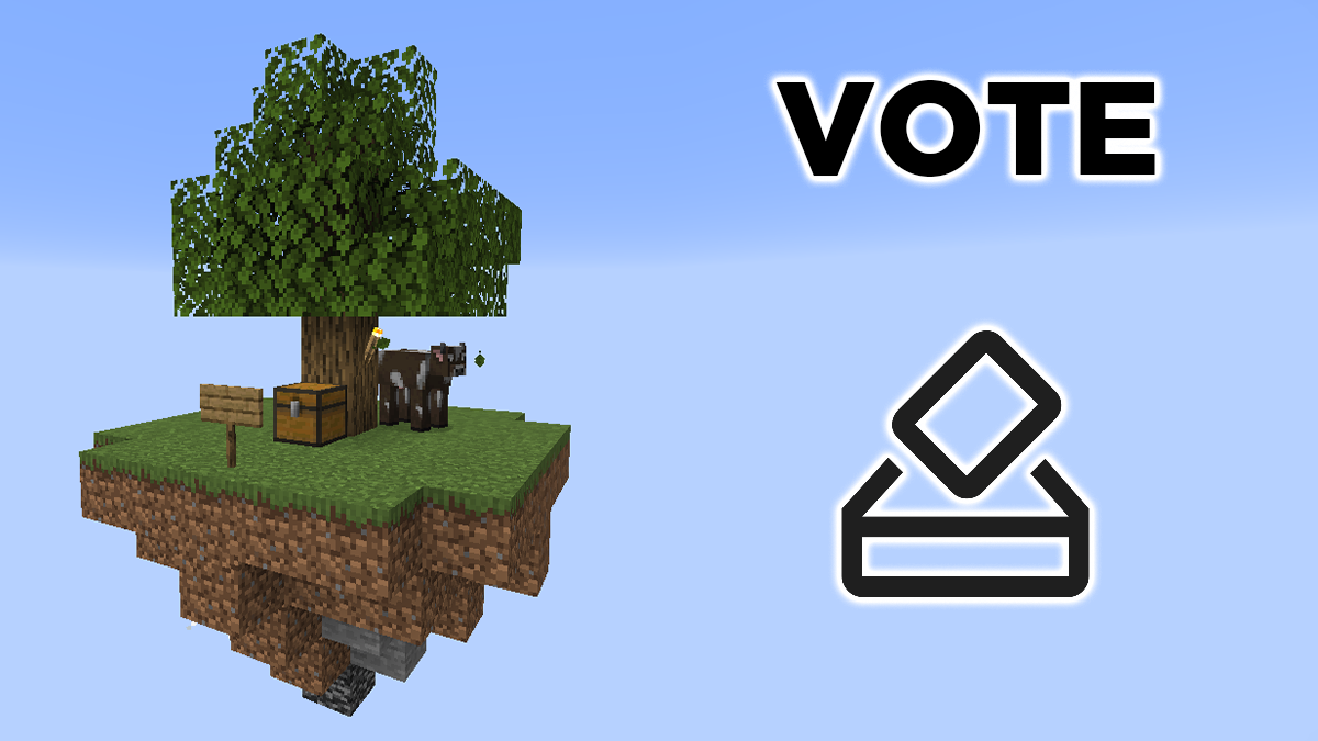 Voter pour le serveur Minecraft Skyblock FR SimpleSky